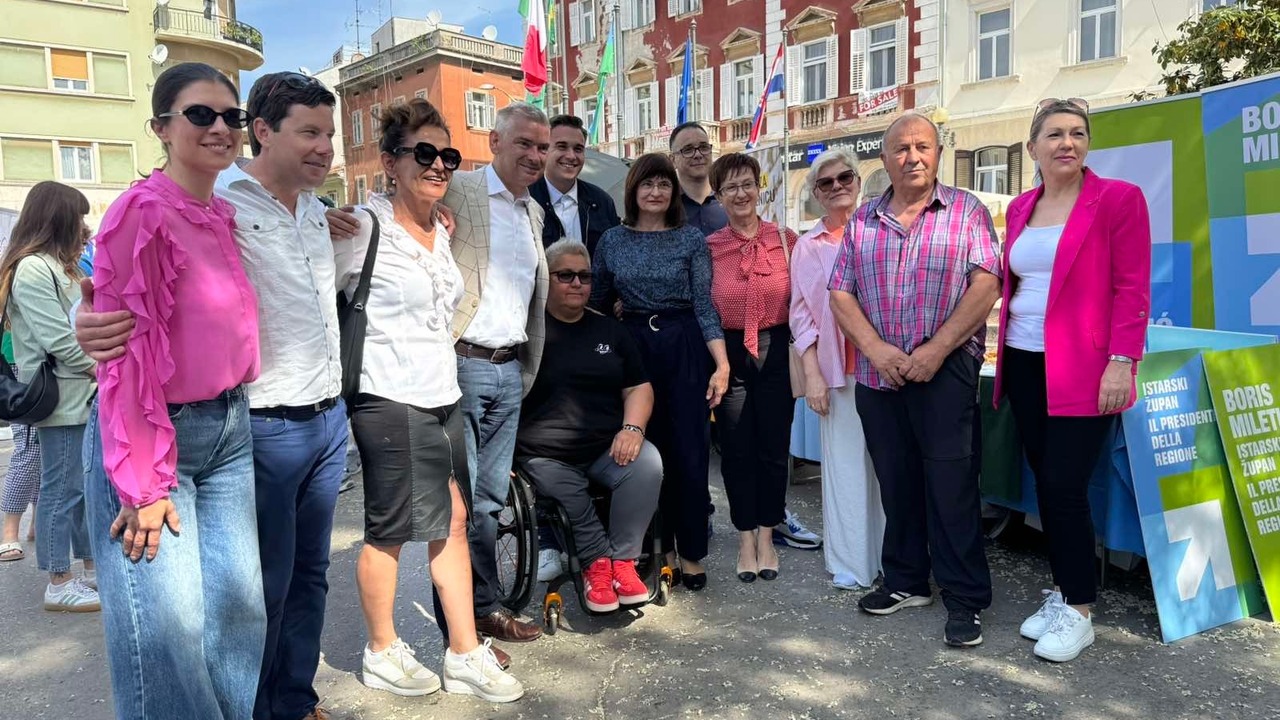 Druženje s građanima u Puli; Miletić: U kampanji baratam argumentima, činjenicama i programom